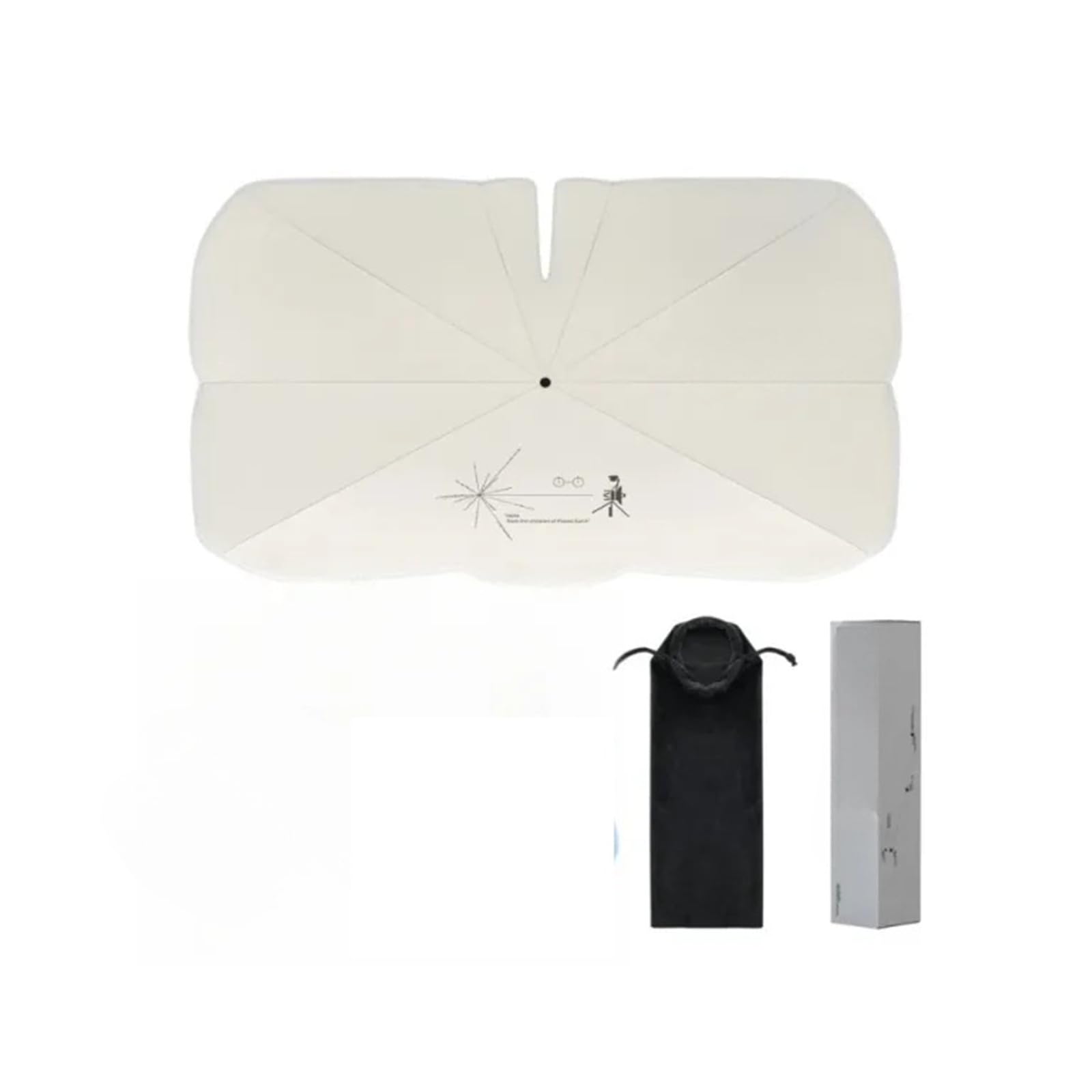 Umbrella Windshield Sunshade for Tesla Model Y Juniper