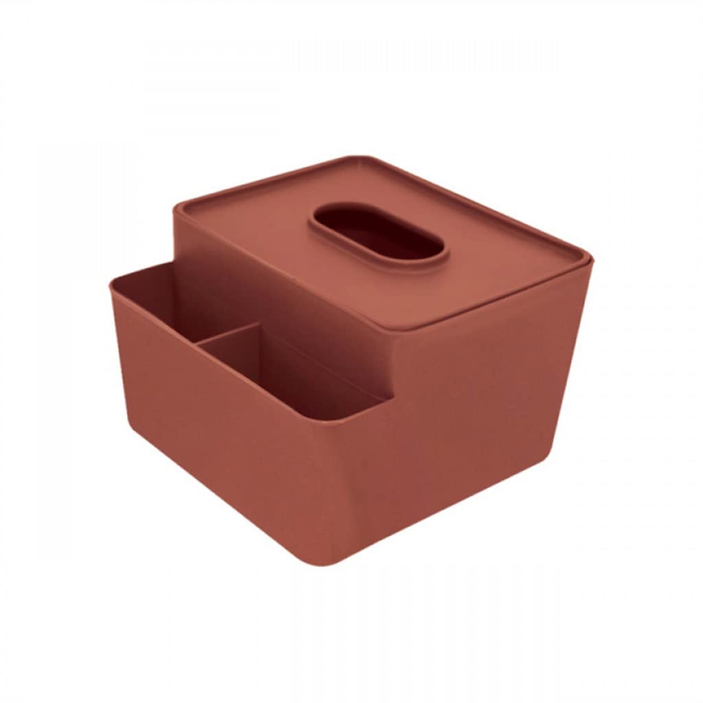 Red Tissue Box Holder for Car, Home and Office