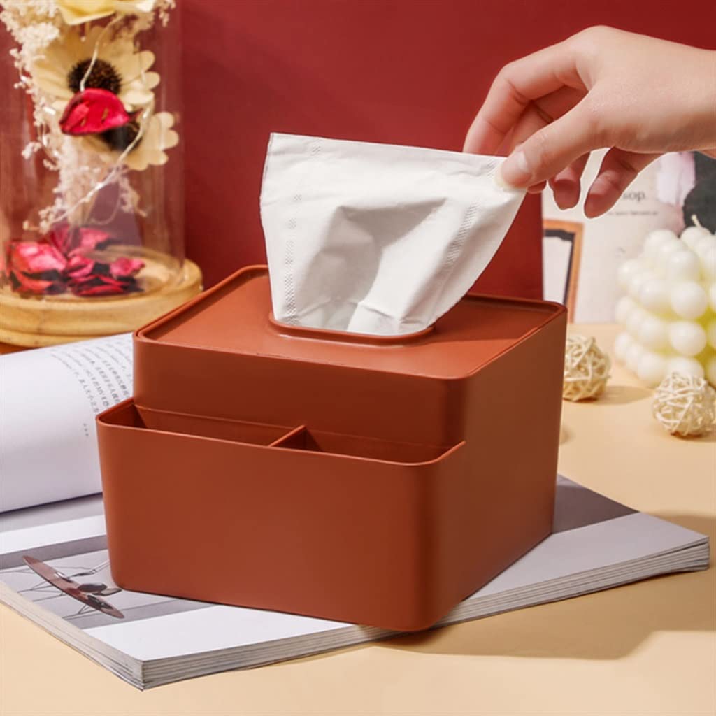 Red Tissue Box Holder for Car, Home and Office