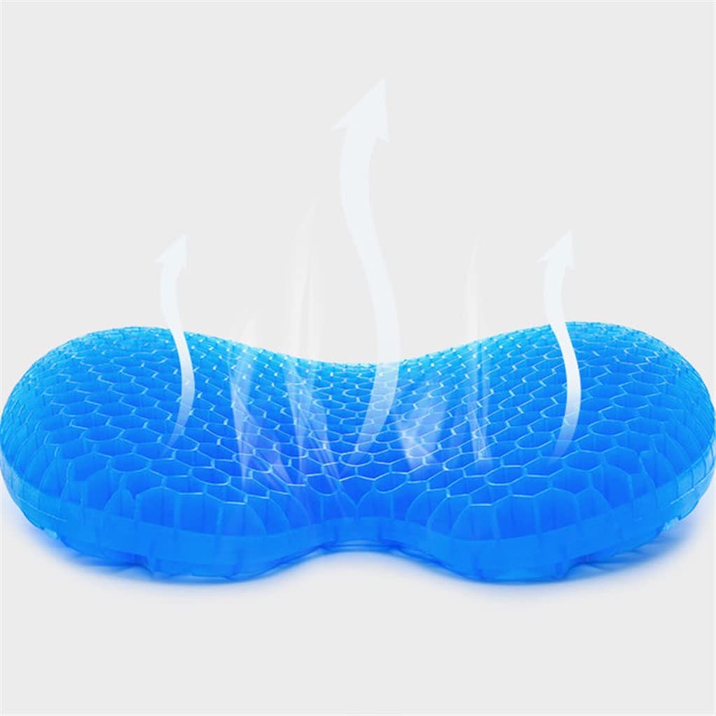 ZUIAI Car Seat Office Chair Massage Back Lumbar Support Mesh Ventilate Cushion Pad Wear-Resistant Soft and Comfortable Cushion