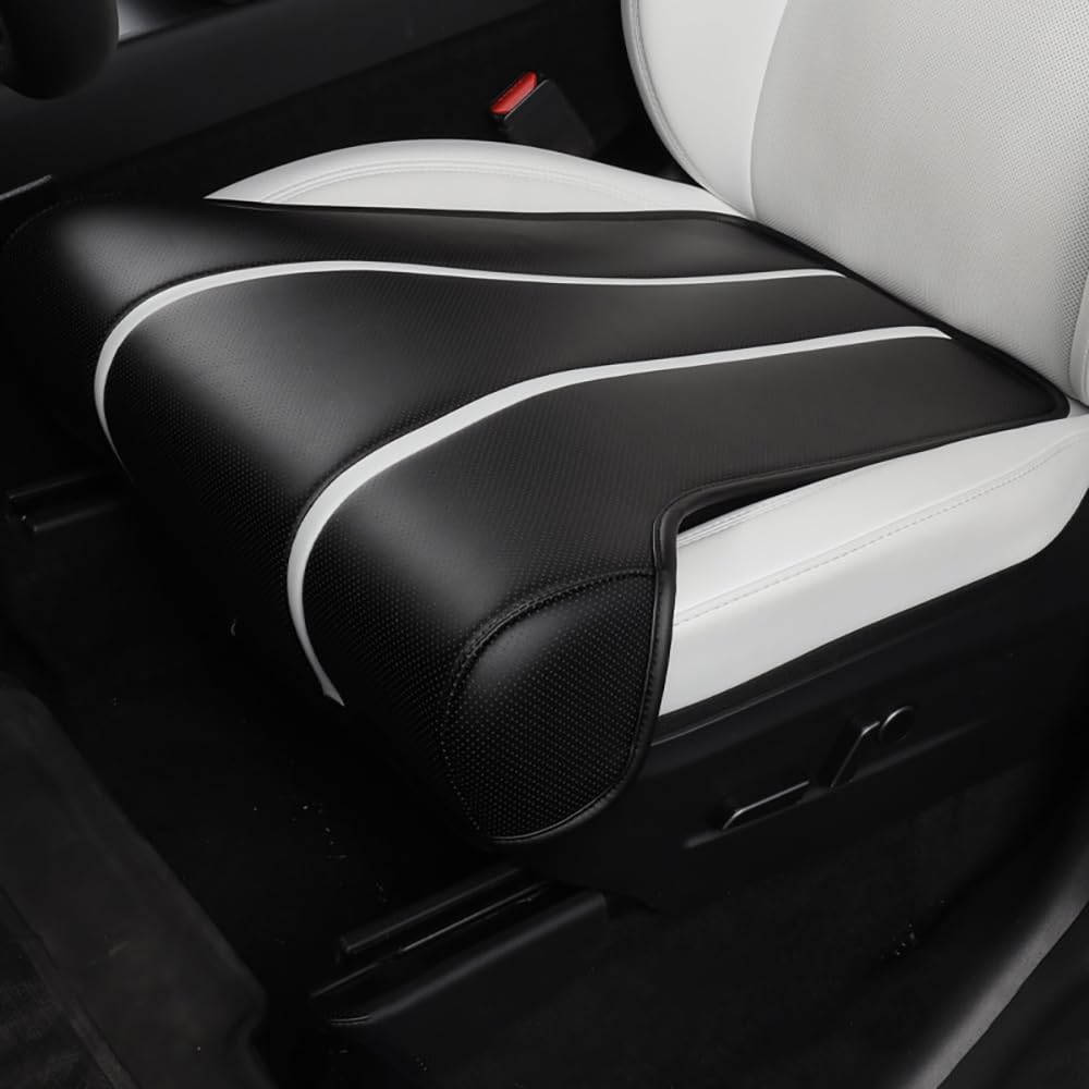 Car Seat Cushion Elevator with Leg Rest Pad for Jeep Wrangler 2-Door 2010-2025, 5cm Height Booster for Better Visibility Car Leg Rest Cushion
