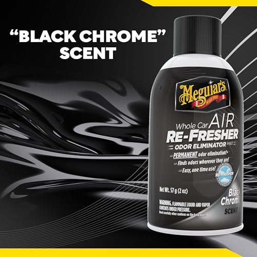 Meguiar’s Whole Car Air Refresher, Easy-to-Use Air Freshener Diffuser Spray