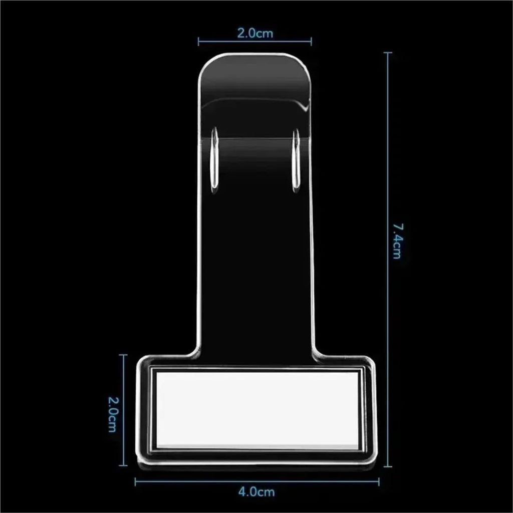 Qingdinu 30pcs Car Parking Ticket Clip Windscreen Card Bill Holder Mount Fastener Organizer Styling Windshield Stickers Home Office