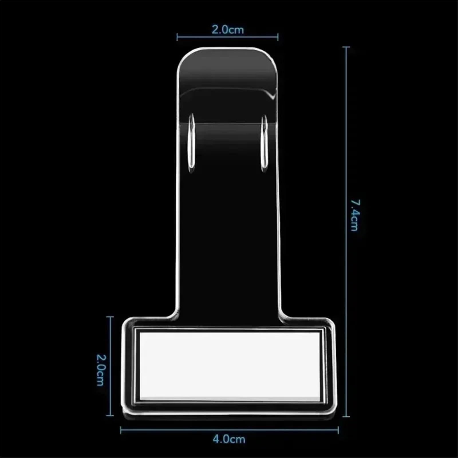 Qingdinu 30pcs Car Parking Ticket Clip Windscreen Card Bill Holder Mount Fastener Organizer Styling Windshield Stickers Home Office