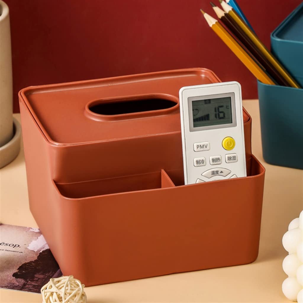 Red Tissue Box Holder for Car, Home and Office