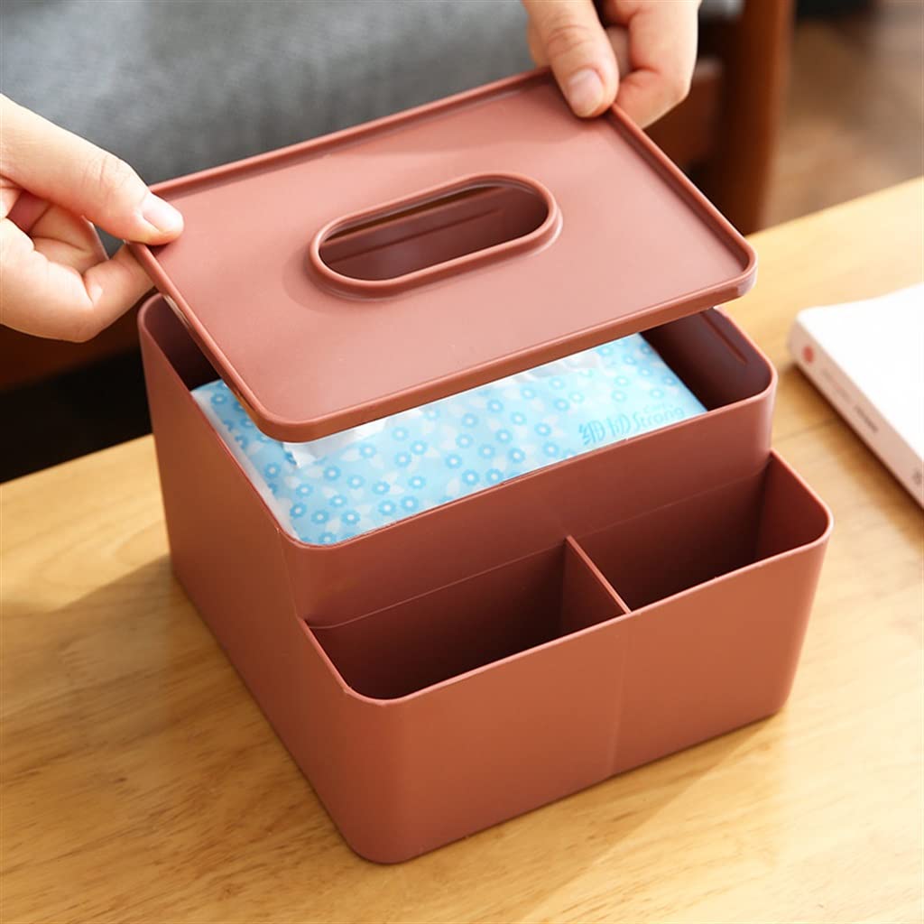 Red Tissue Box Holder for Car, Home and Office
