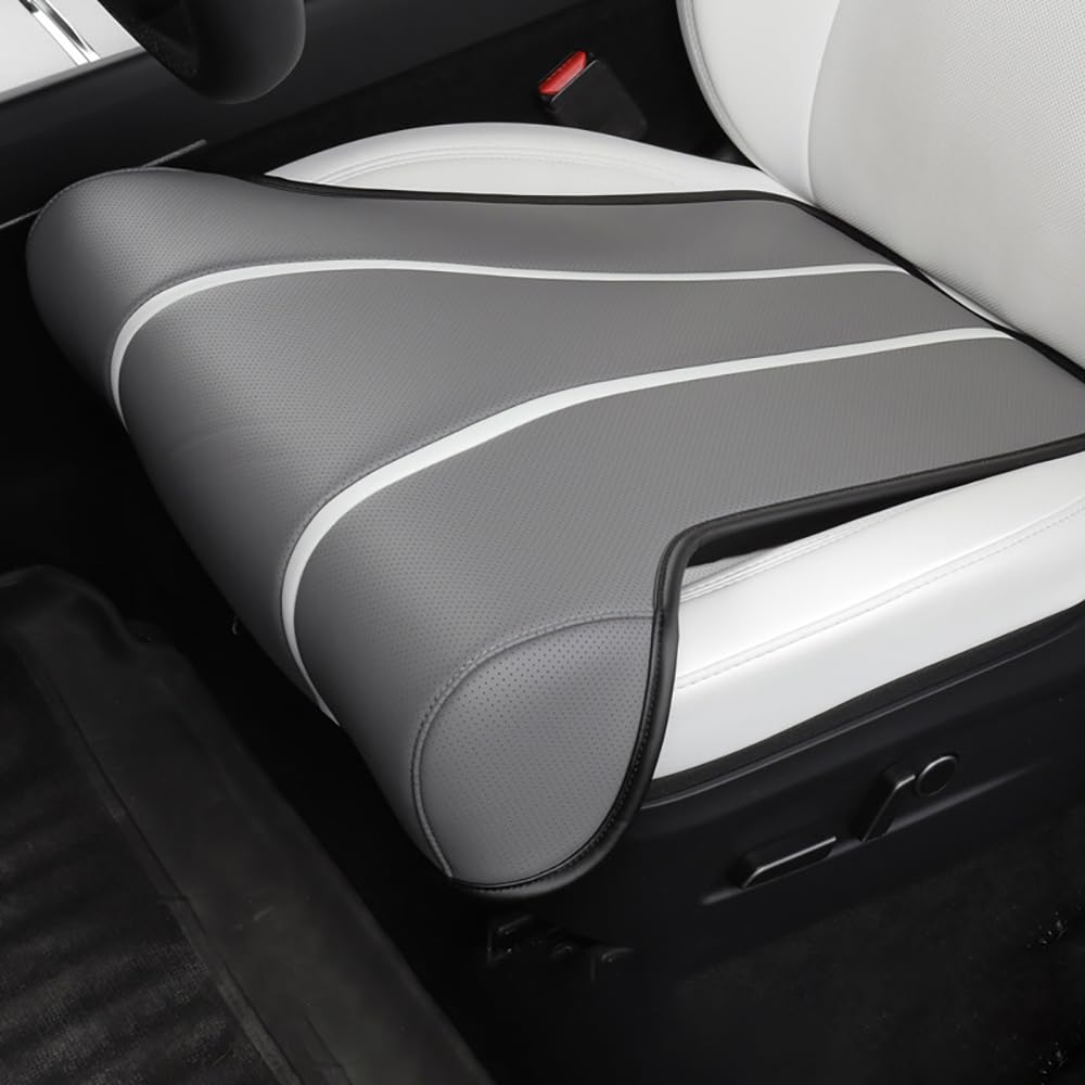Car Seat Cushion Elevator with Leg Rest Pad for Jeep Wrangler 2-Door 2010-2025, 5cm Height Booster for Better Visibility Car Leg Rest Cushion