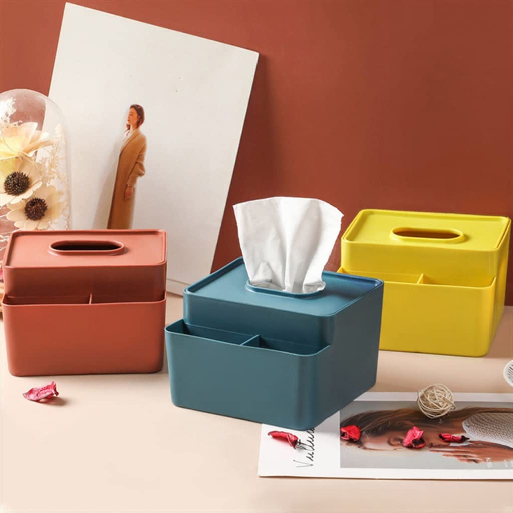 Red Tissue Box Holder for Car, Home and Office