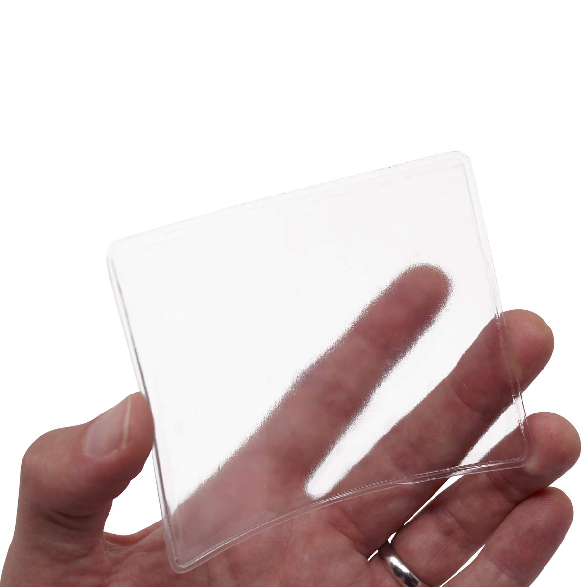 Clear Adhesive Windshield Parking Permit Holder