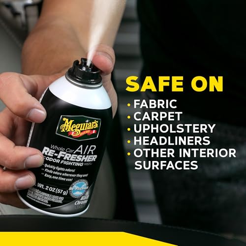 Meguiar’s Whole Car Air Refresher, Easy-to-Use Air Freshener Diffuser Spray