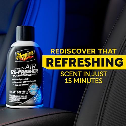 Meguiar’s Whole Car Air Refresher, Easy-to-Use Air Freshener Diffuser Spray