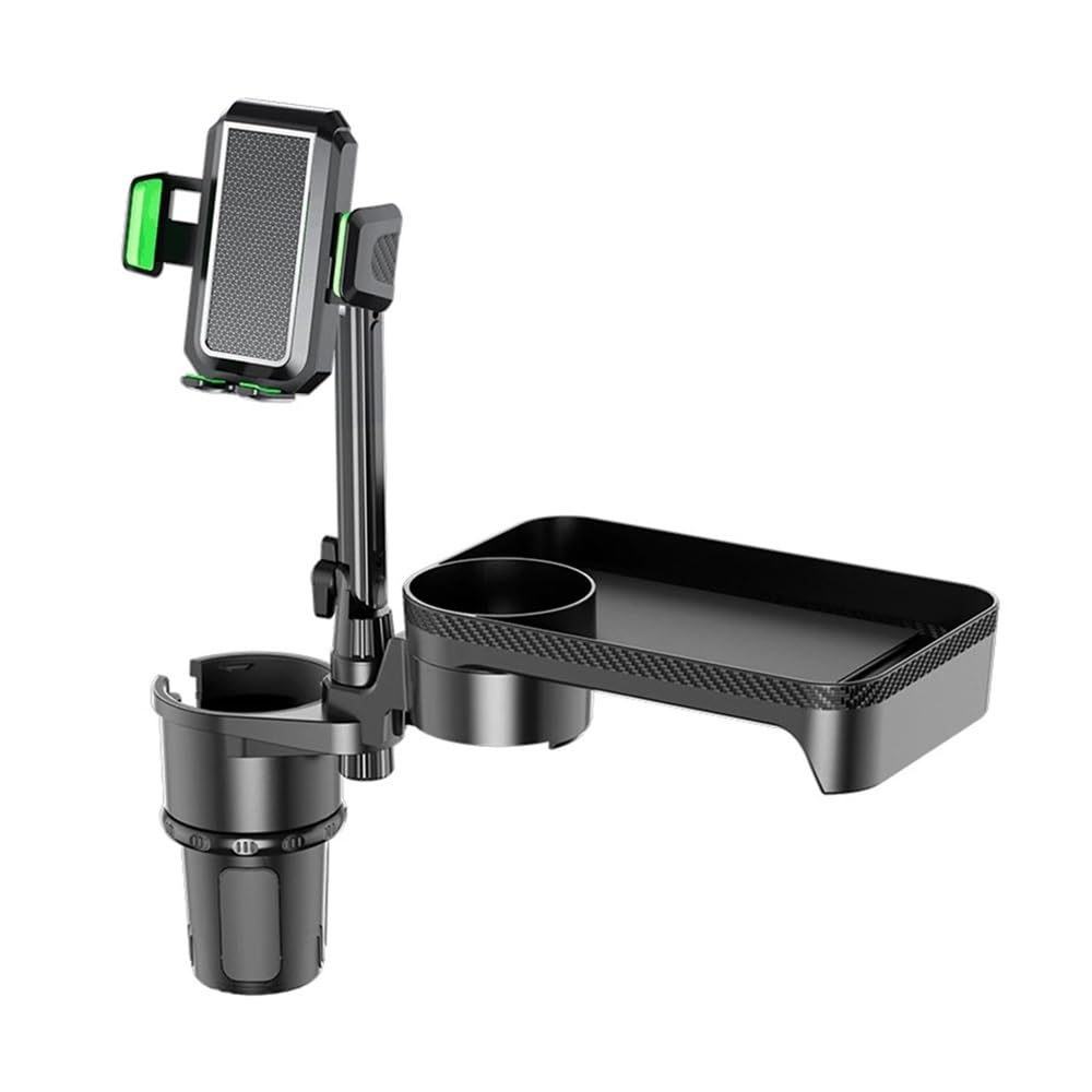 Accessories Car Cup Holder Multifunctional Cup Holder Expander with 360° Rotation Tray Mobile Phone Holder Adjustable Base Auto Front Back