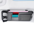 Car Sun Visor Organizer, Multi Compartment, 32.5x16.5cm, Auto Storage Pouch, Vehicle Visor Document Holder, Efficient Car Interior Organizer, for Cards Pen Sunglasses License Insurance Sedan Truck