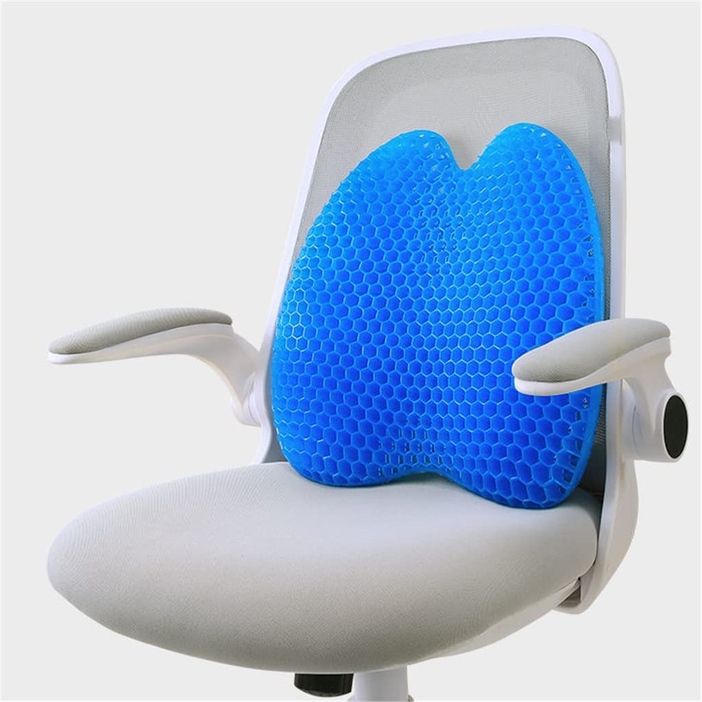 ZUIAI Car Seat Office Chair Massage Back Lumbar Support Mesh Ventilate Cushion Pad Wear-Resistant Soft and Comfortable Cushion