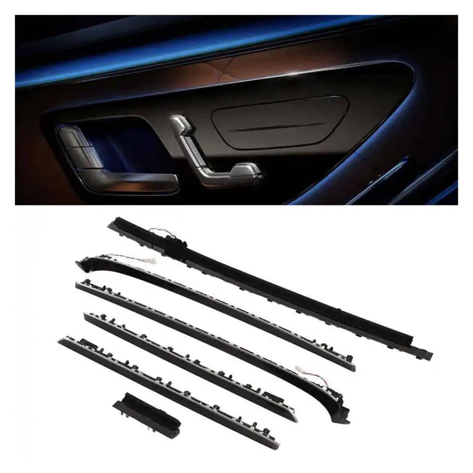 64-Color Interior LED Ambient Lighting Kit for Mercedes S-Class