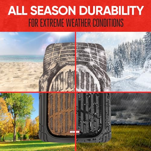 Motor Trend FlexTough All-Weather Floor Mats for Cars