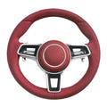 Genuine Leather Steering Wheel For Porsches 911 996 Cayenne 958 718 For Boxster 918 987 991 992 Cayman Macans For Panamera Taycan GT3 RS
