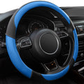 15-Inch Anti-Slip Microfiber Leather Steering Wheel Cover