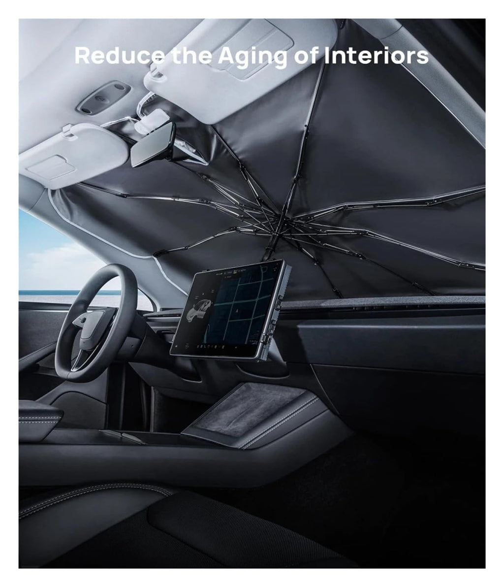 Umbrella Windshield Sunshade for Tesla Model Y Juniper
