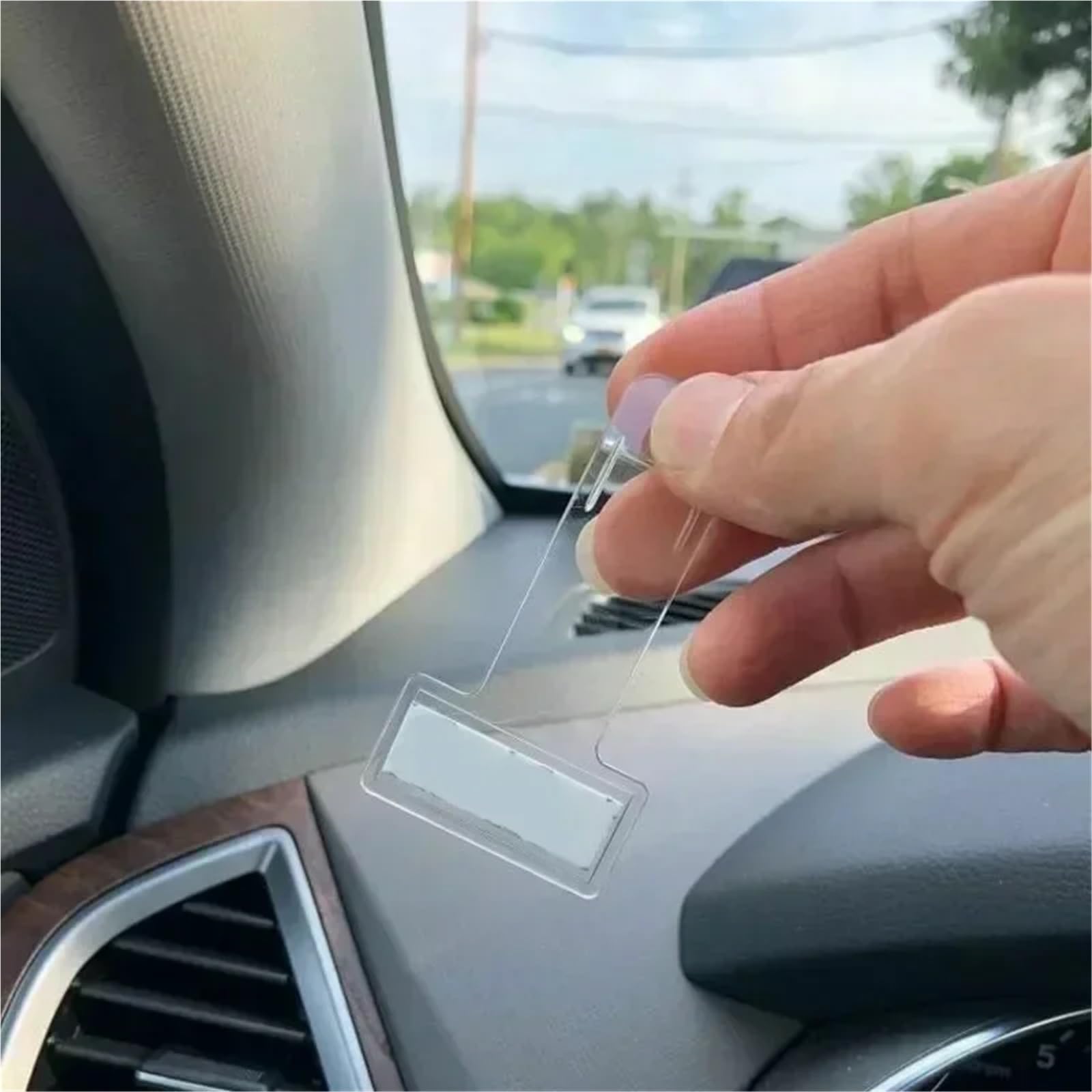 Qingdinu 30pcs Car Parking Ticket Clip Windscreen Card Bill Holder Mount Fastener Organizer Styling Windshield Stickers Home Office