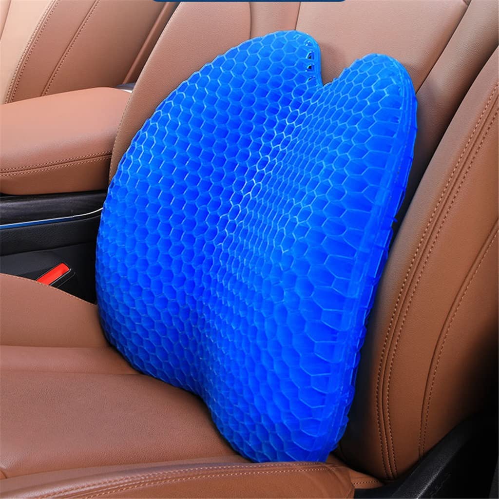 ZUIAI Car Seat Office Chair Massage Back Lumbar Support Mesh Ventilate Cushion Pad Wear-Resistant Soft and Comfortable Cushion