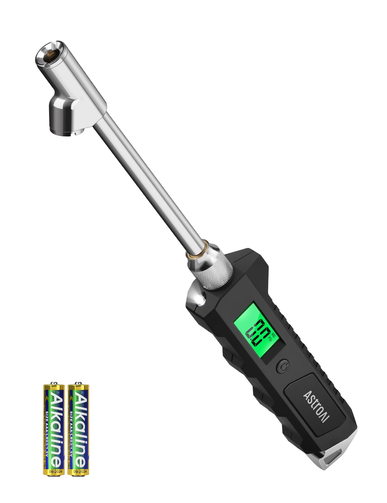 Heavy-Duty Digital Tire Pressure Gauge with Backlit LCD
