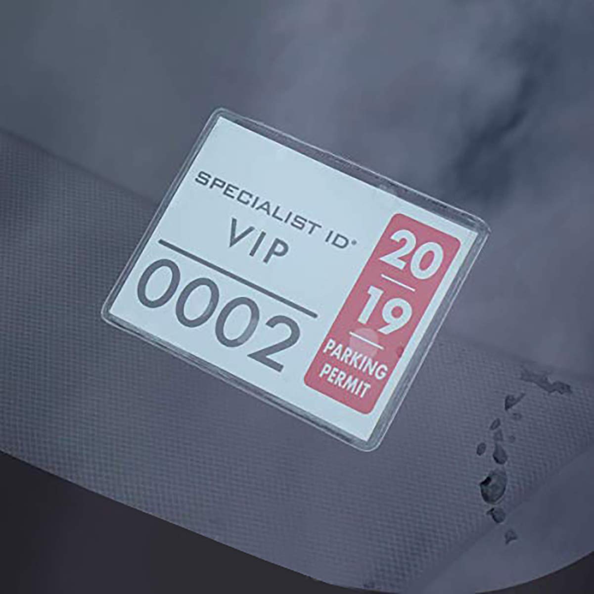 Clear Adhesive Windshield Parking Permit Holder