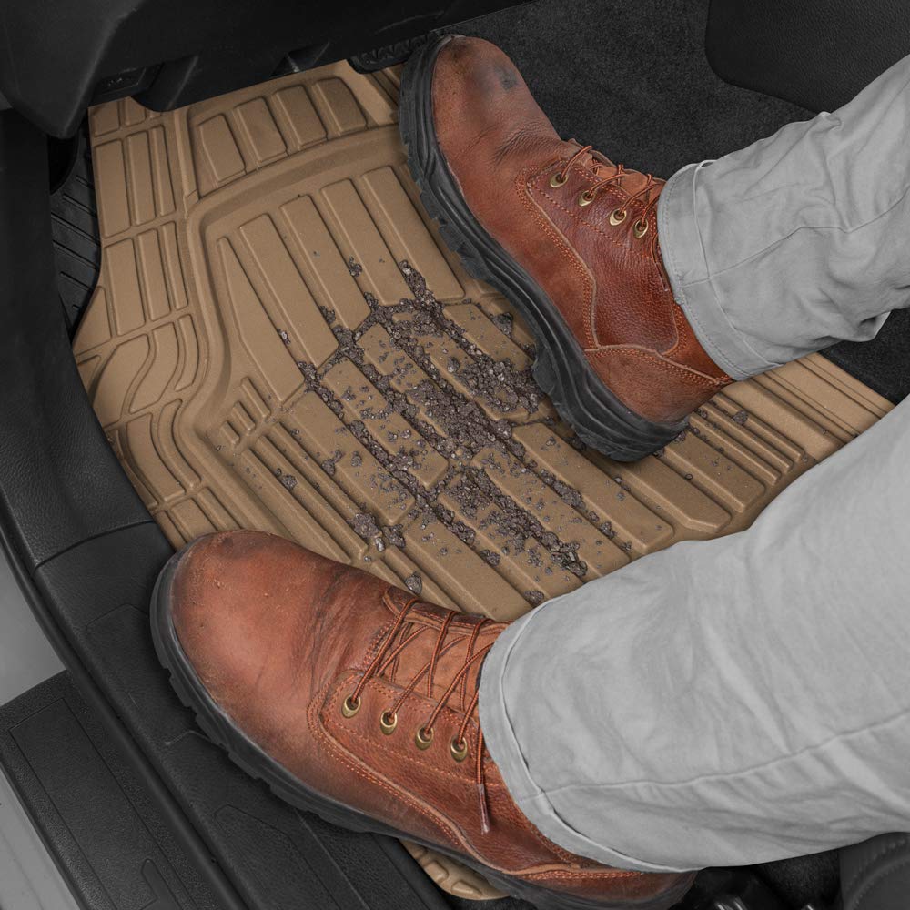 CAT ToughRide Heavy-Duty All-Weather Floor Mat Set