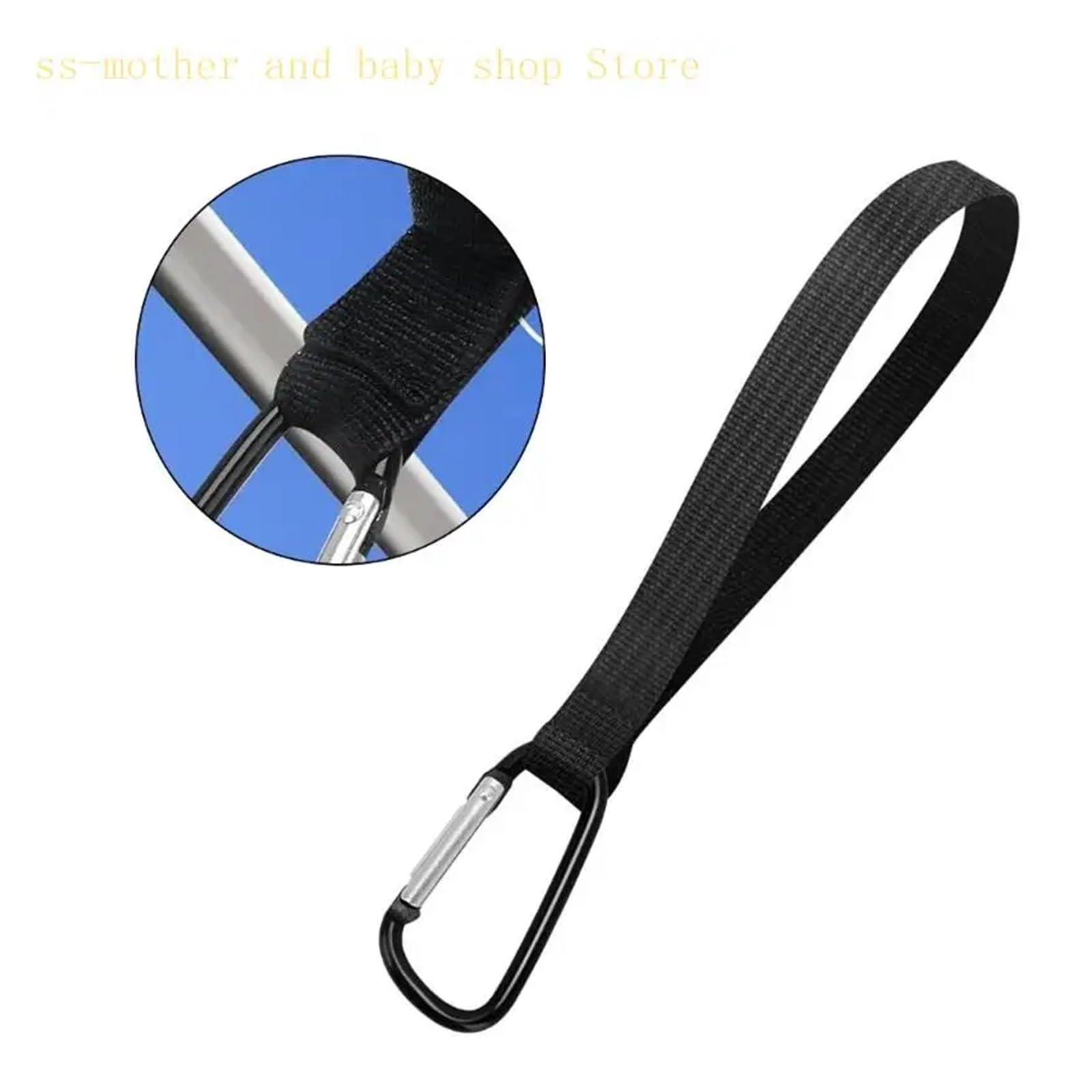 Stroller Clips 4Pcs Heavy Duty Hanging Hooks Compatible with Bags Carabiner Clips Compatible with Bicycles Shopping Carts Wheelchairs Baby Strollers for Strollers Bikes Wheelchairs Walkers