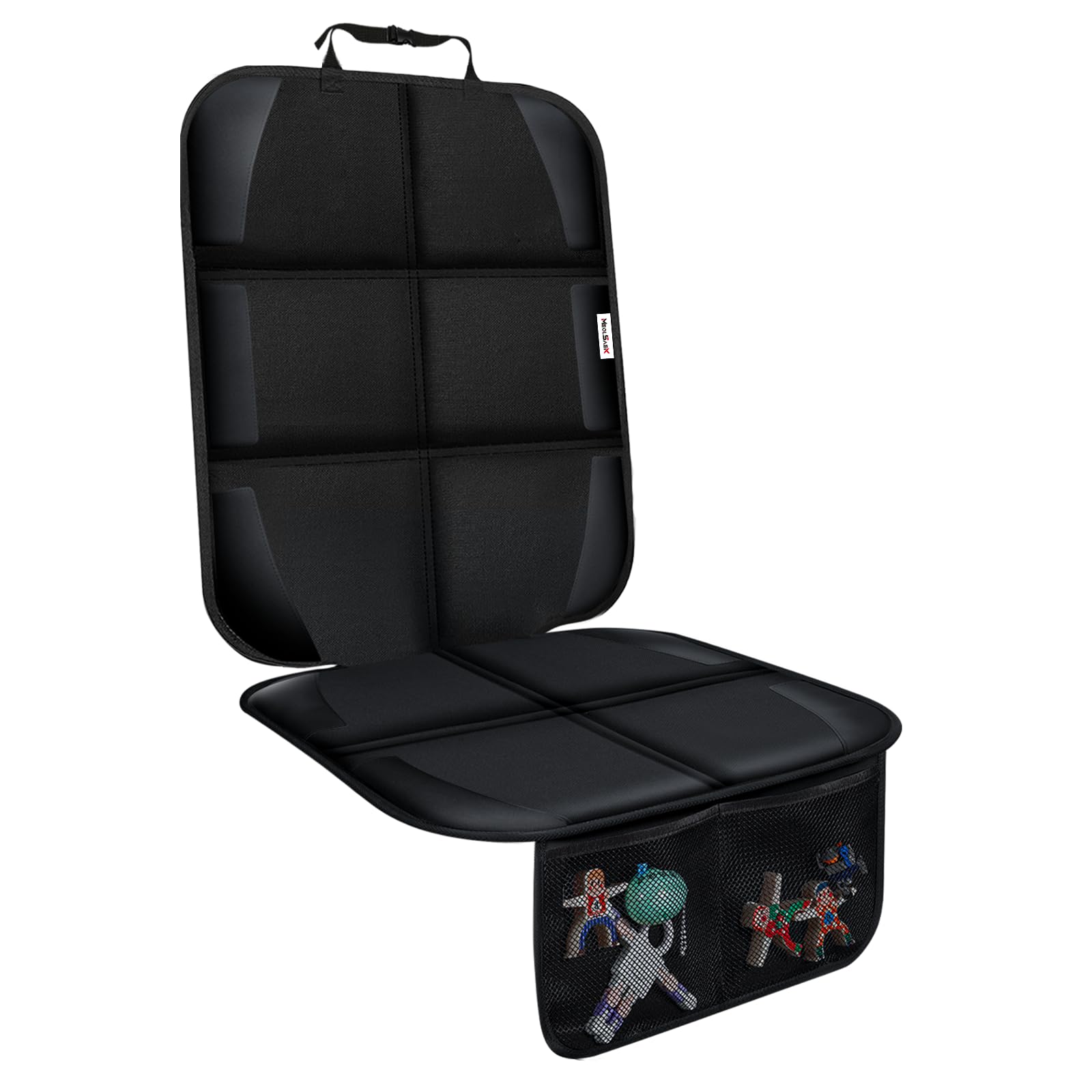 Meolsaek Car Seat Protector for Child Car Seat, Durable 600D Fabric Waterproof Car Seat Cover with Thick Pad Non-Slip Backing，No Imprints