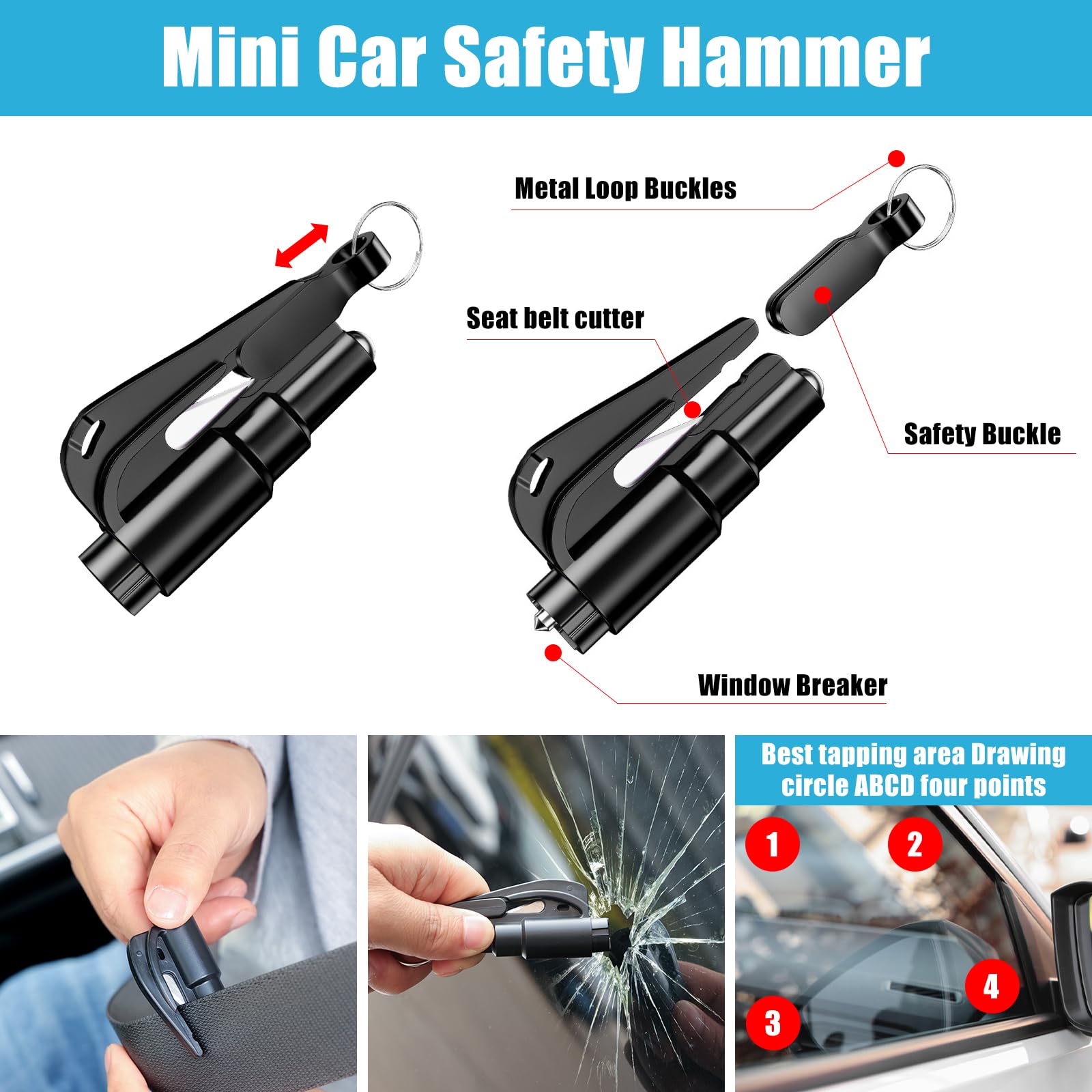 Portable Roadside Emergency Safety Kit for Cars