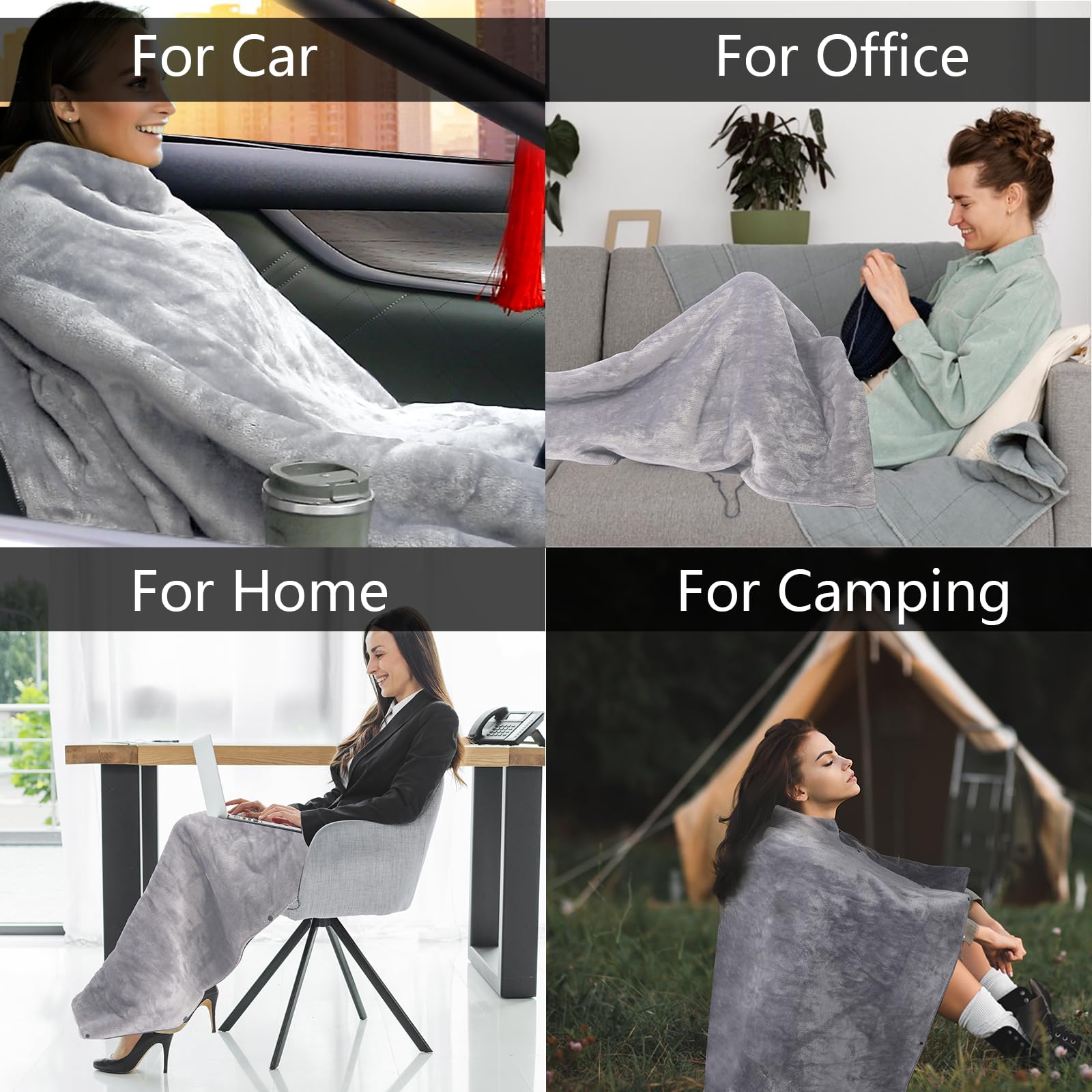 Sunny color Wearable Car Electric Blanket