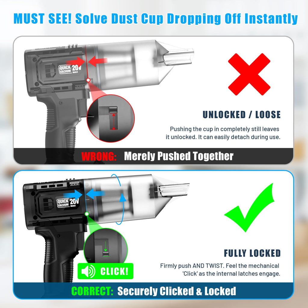 Car Vacuum Cordless, 35000PA Strong Suction Handheld Vacuum with 2 Detachable Batteries, 60Min Runtime Portable Vacuum Cleaner for Car Detailing, Pet Hair, Home Couch & Office, 350ML XL Dust Cup