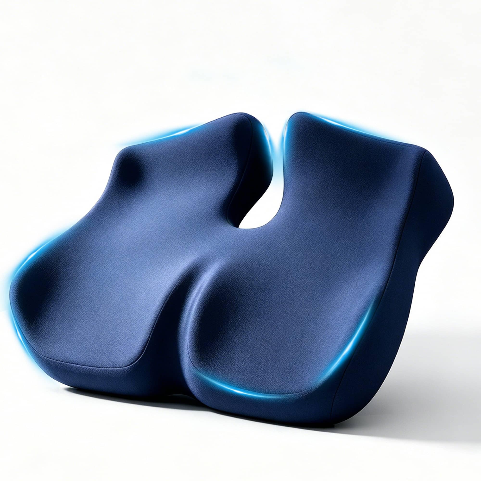 Extra Large Seat Cushion for Sciatica & Tailbone Pain – Pressure Relief Coccyx Cushion for Office Chair, Car Seat, Wheelchair, and Long Sitting – Sciatica Pain Relief Pillow
