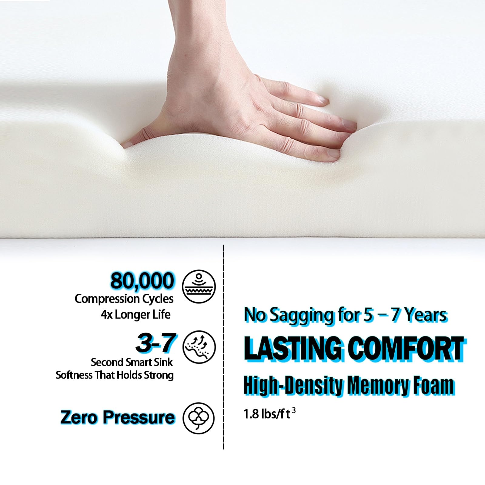 Extra Large Seat Cushion for Sciatica & Tailbone Pain – Pressure Relief Coccyx Cushion for Office Chair, Car Seat, Wheelchair, and Long Sitting – Sciatica Pain Relief Pillow