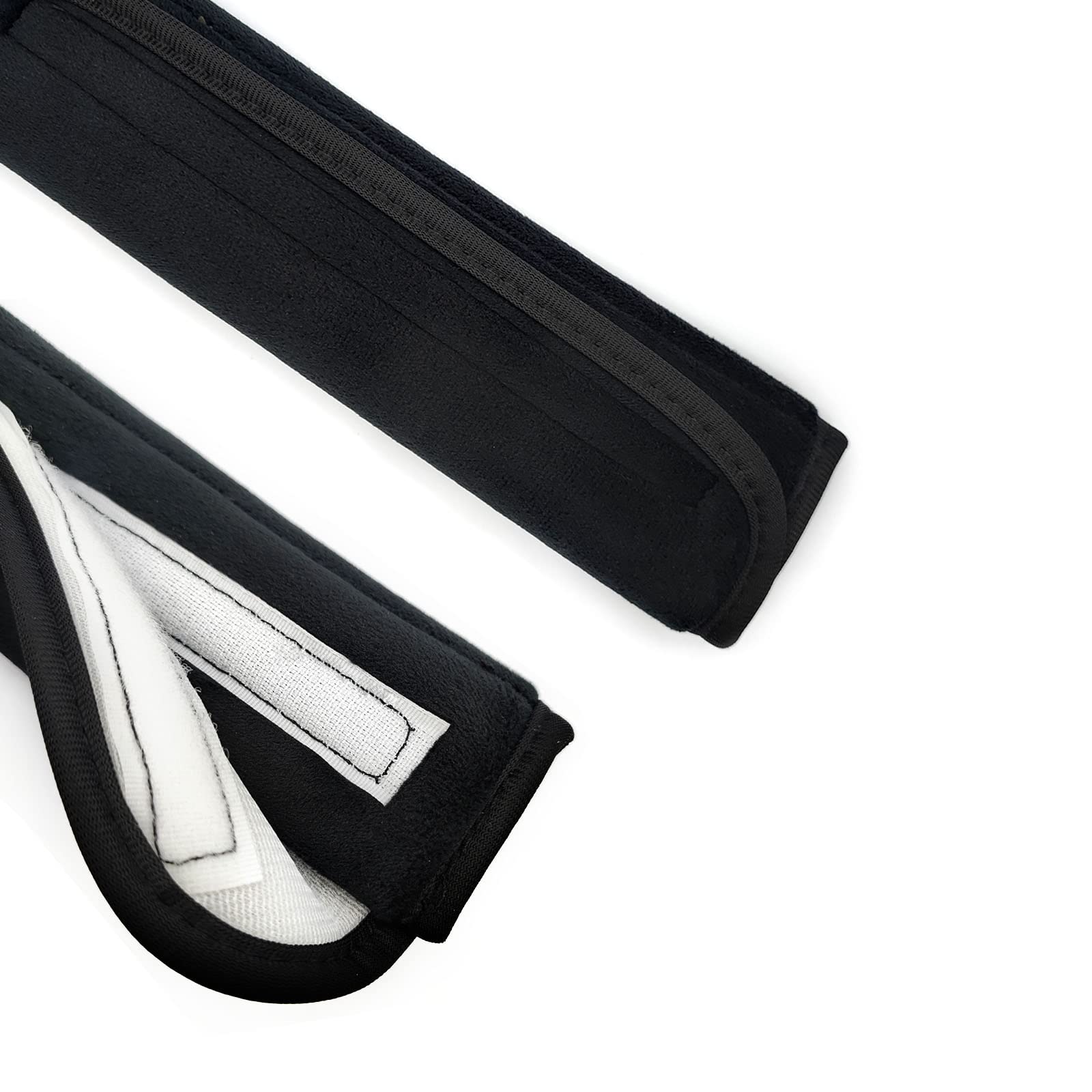Universal Black Seat Belt Shoulder Pads, 2-Pack