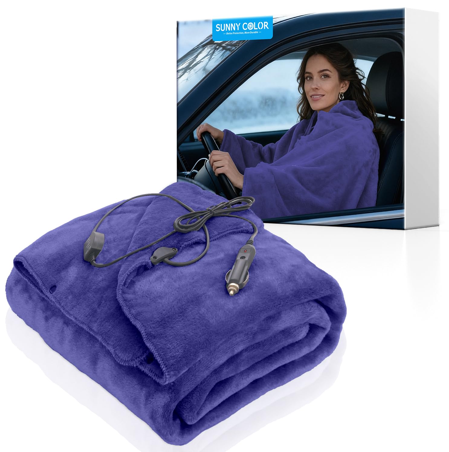 Sunny color Wearable Car Electric Blanket