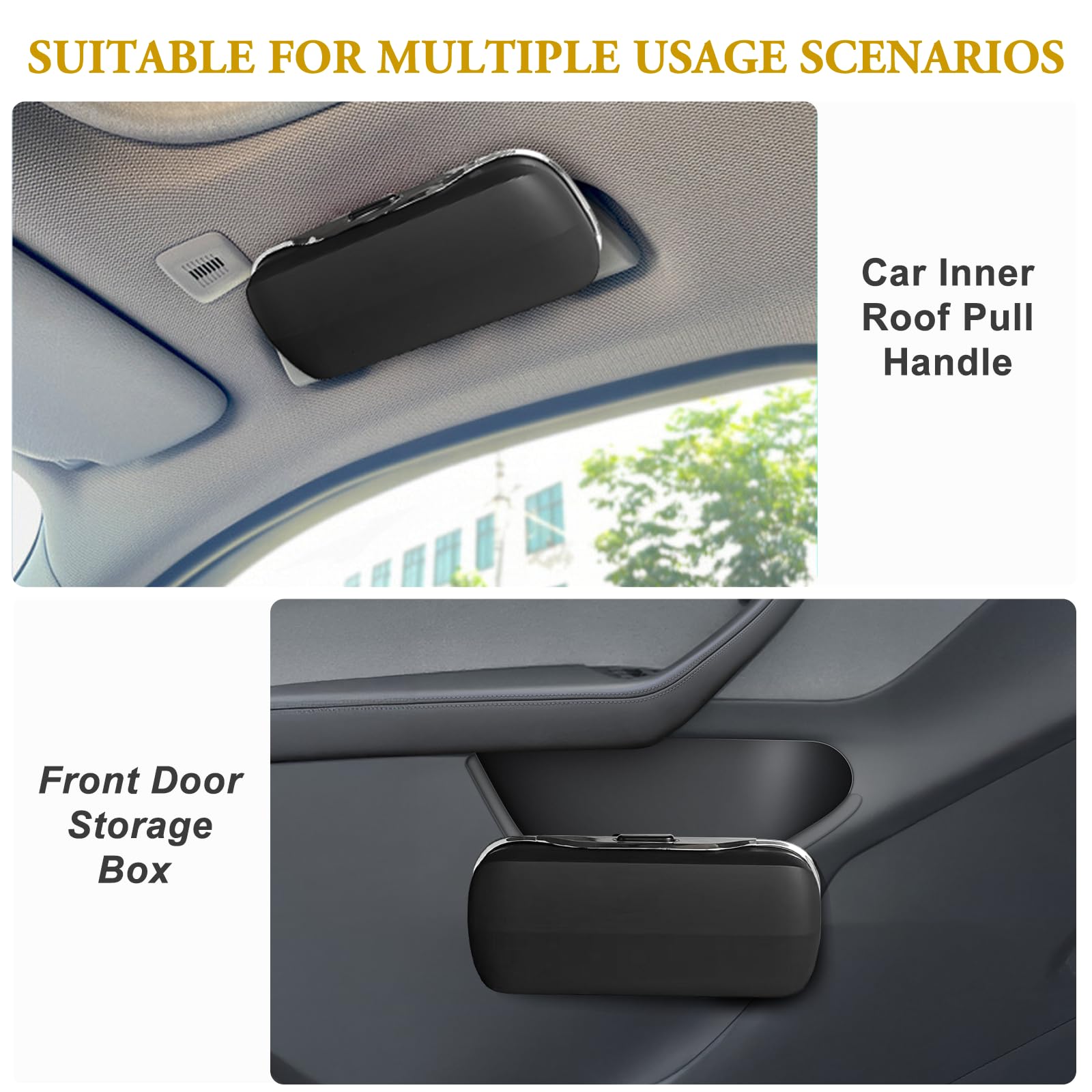 Pakanana Sunglasses Box for Car Sun Visor