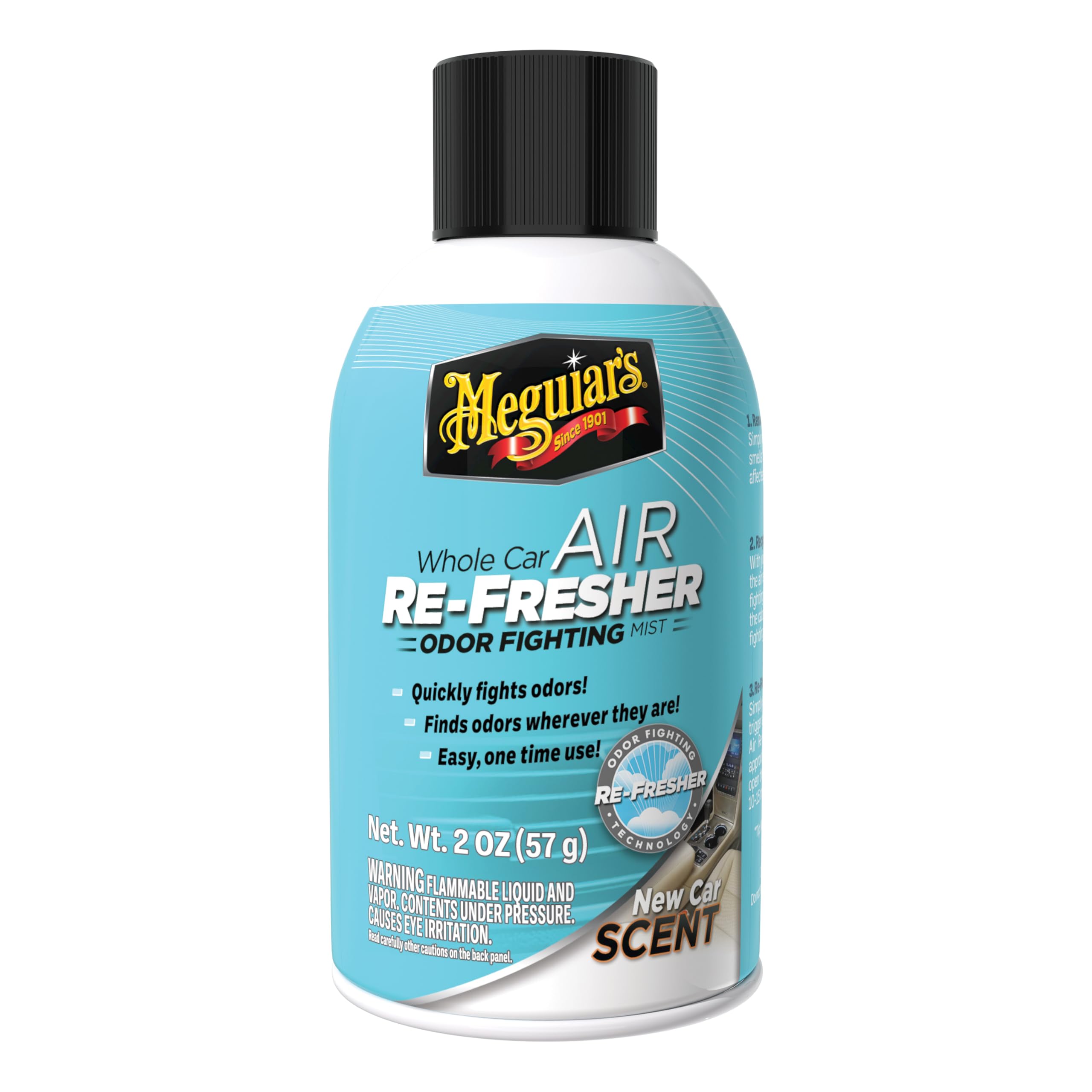Meguiar’s Whole Car Air Refresher, Easy-to-Use Air Freshener Diffuser Spray