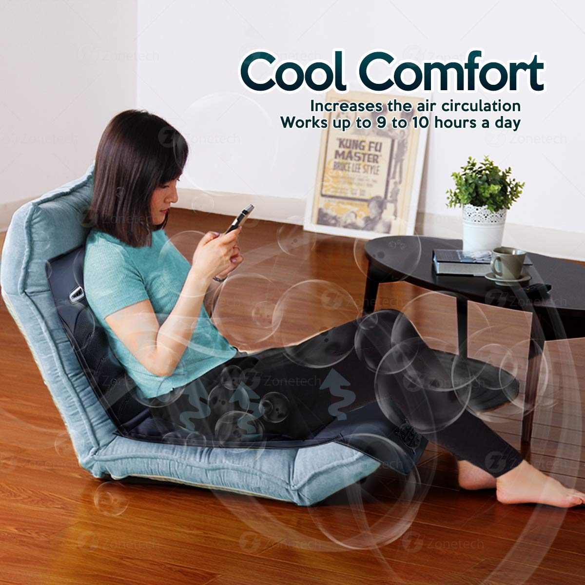 ZONETECH Cooling Car Seat Cushion