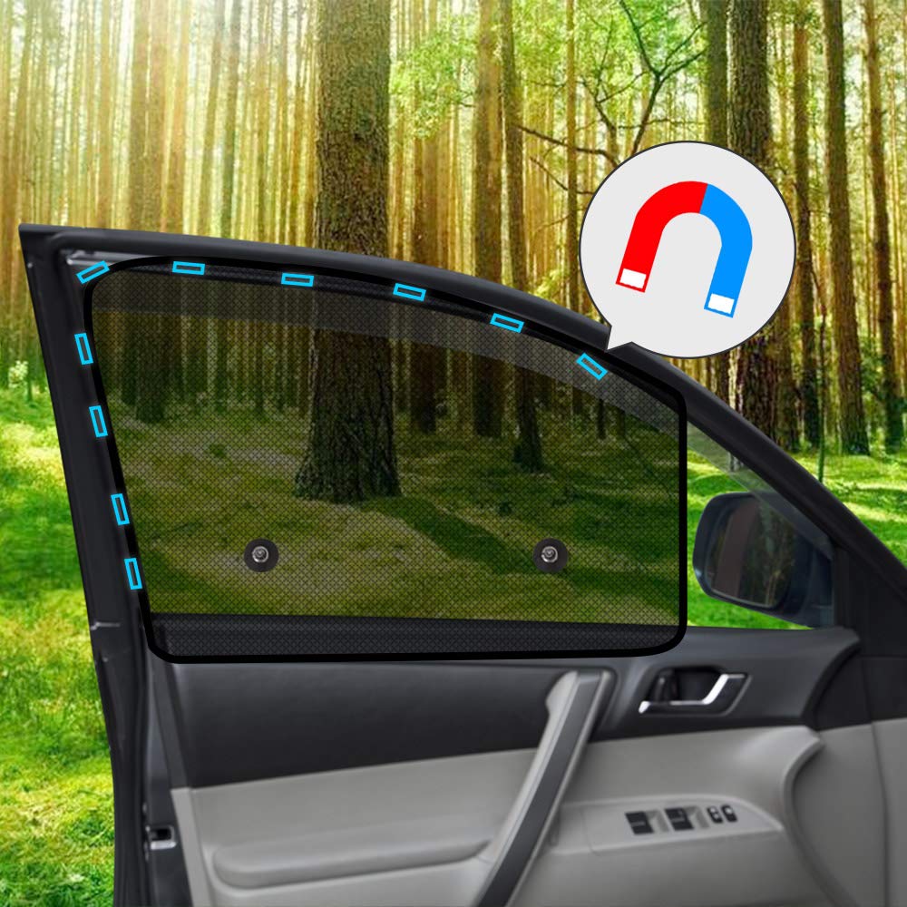 Magnetic Car Side Window Sun Shade Cover for UV Protection