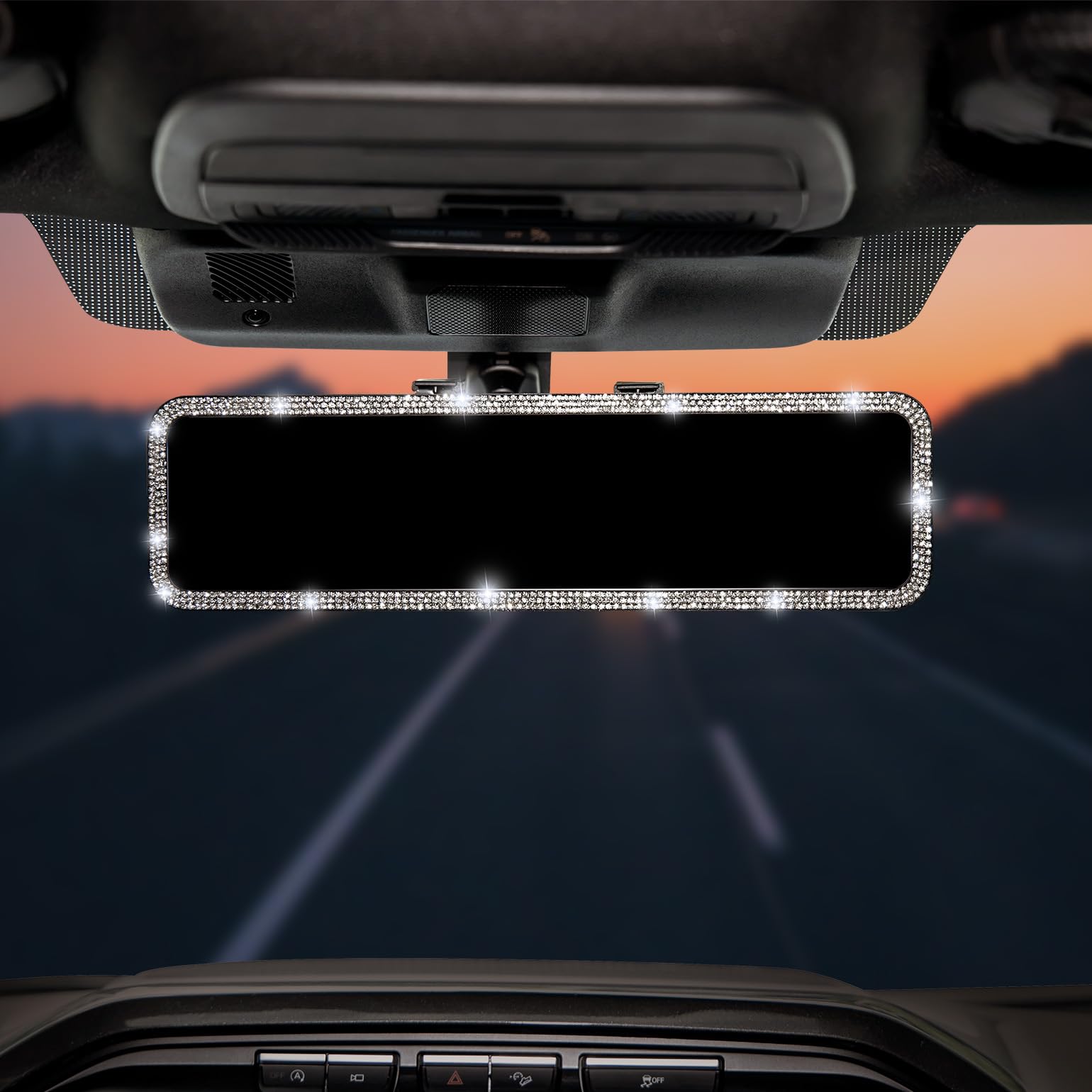 Wide-Angle Clip-On Rearview Mirror for Cars and SUVs