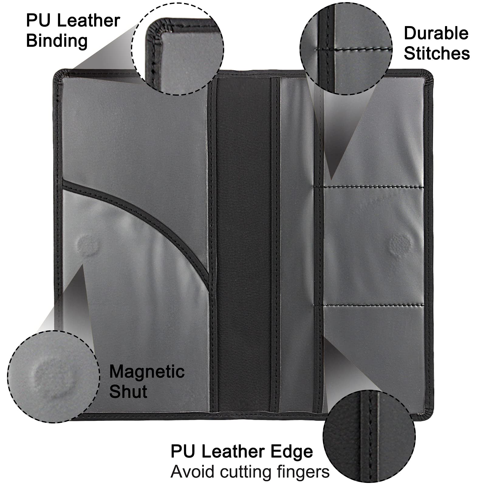 Magnetic Car Registration and Insurance Document Holder