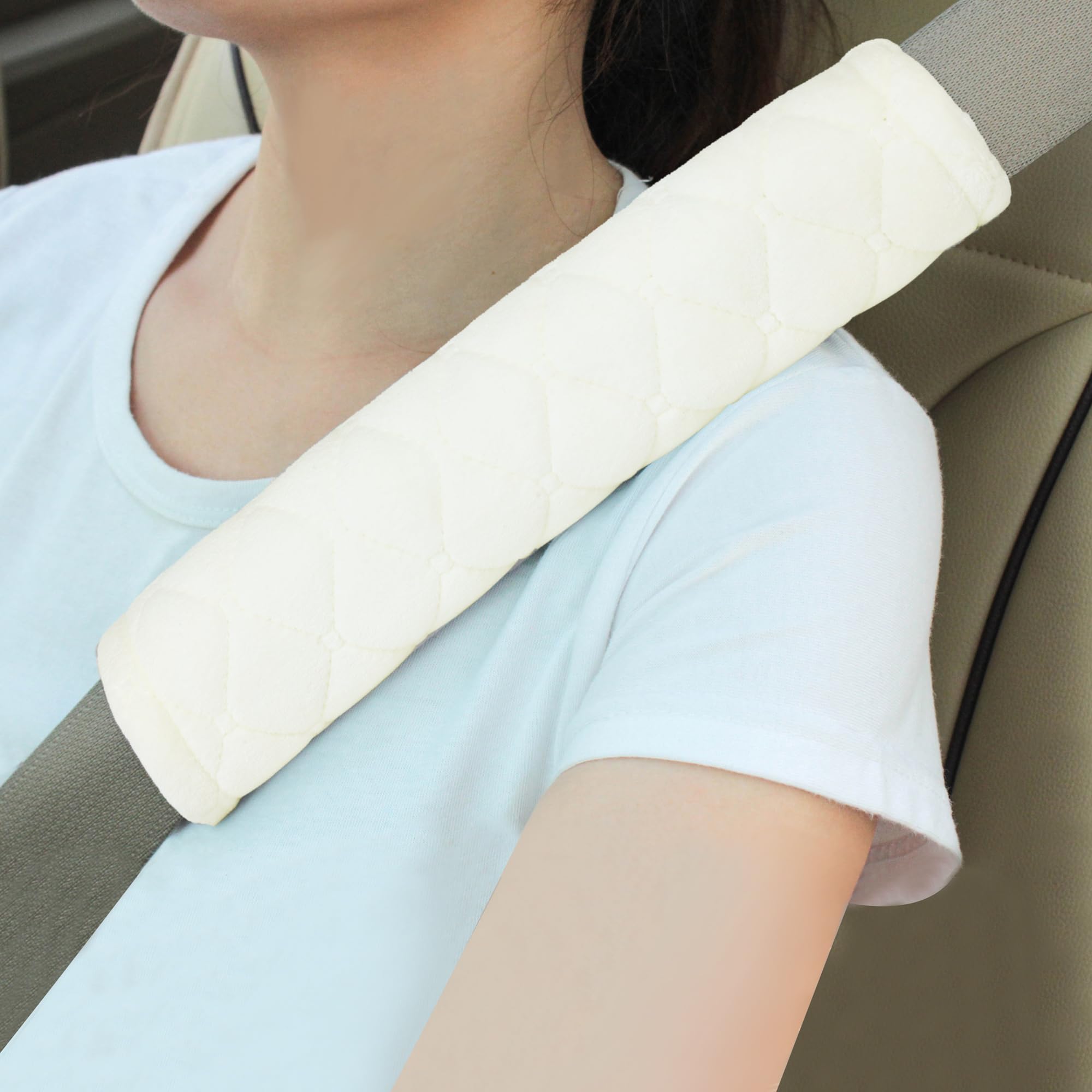 Universal Padded Seat Belt Shoulder Covers, 2-Pack