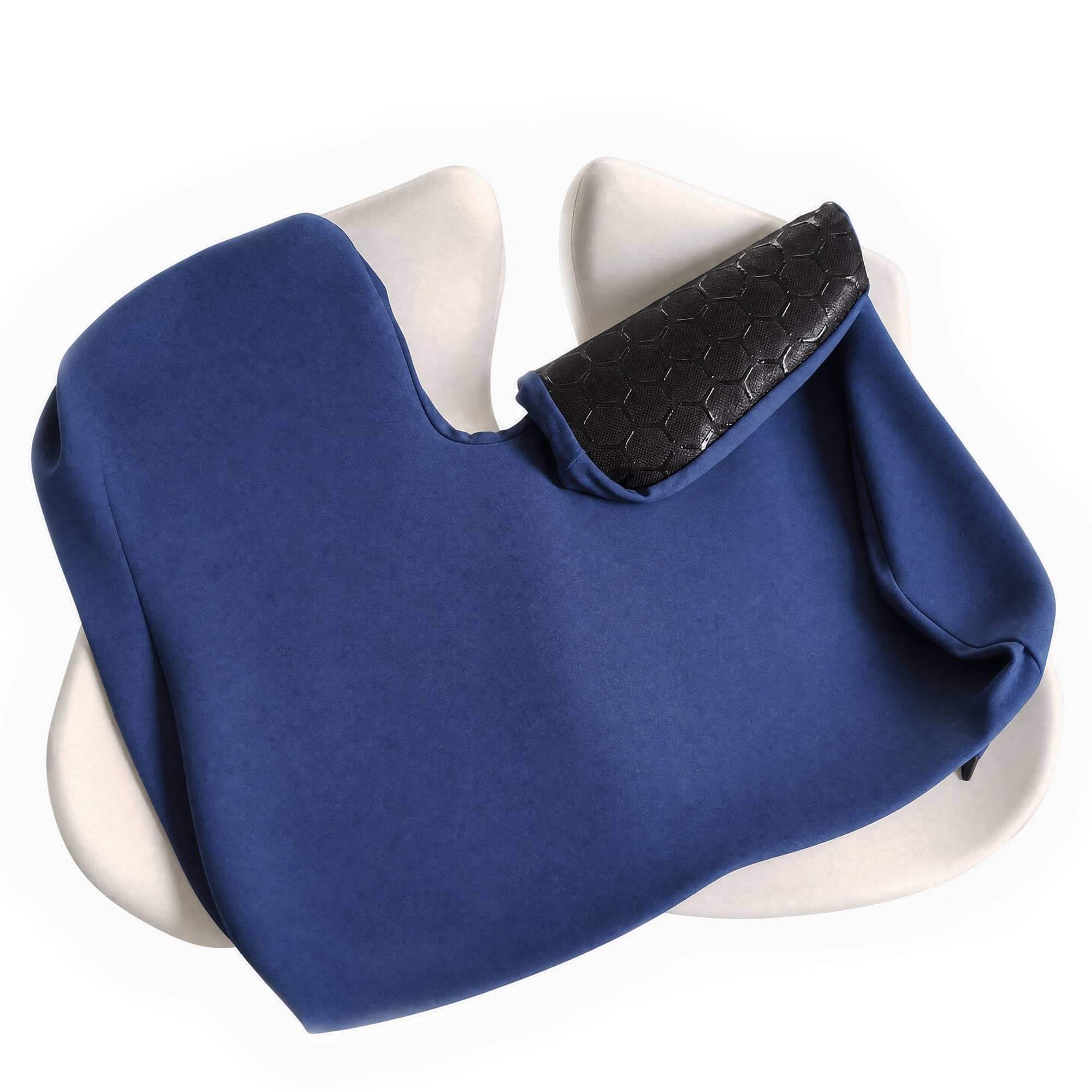Extra Large Seat Cushion for Sciatica & Tailbone Pain – Pressure Relief Coccyx Cushion for Office Chair, Car Seat, Wheelchair, and Long Sitting – Sciatica Pain Relief Pillow