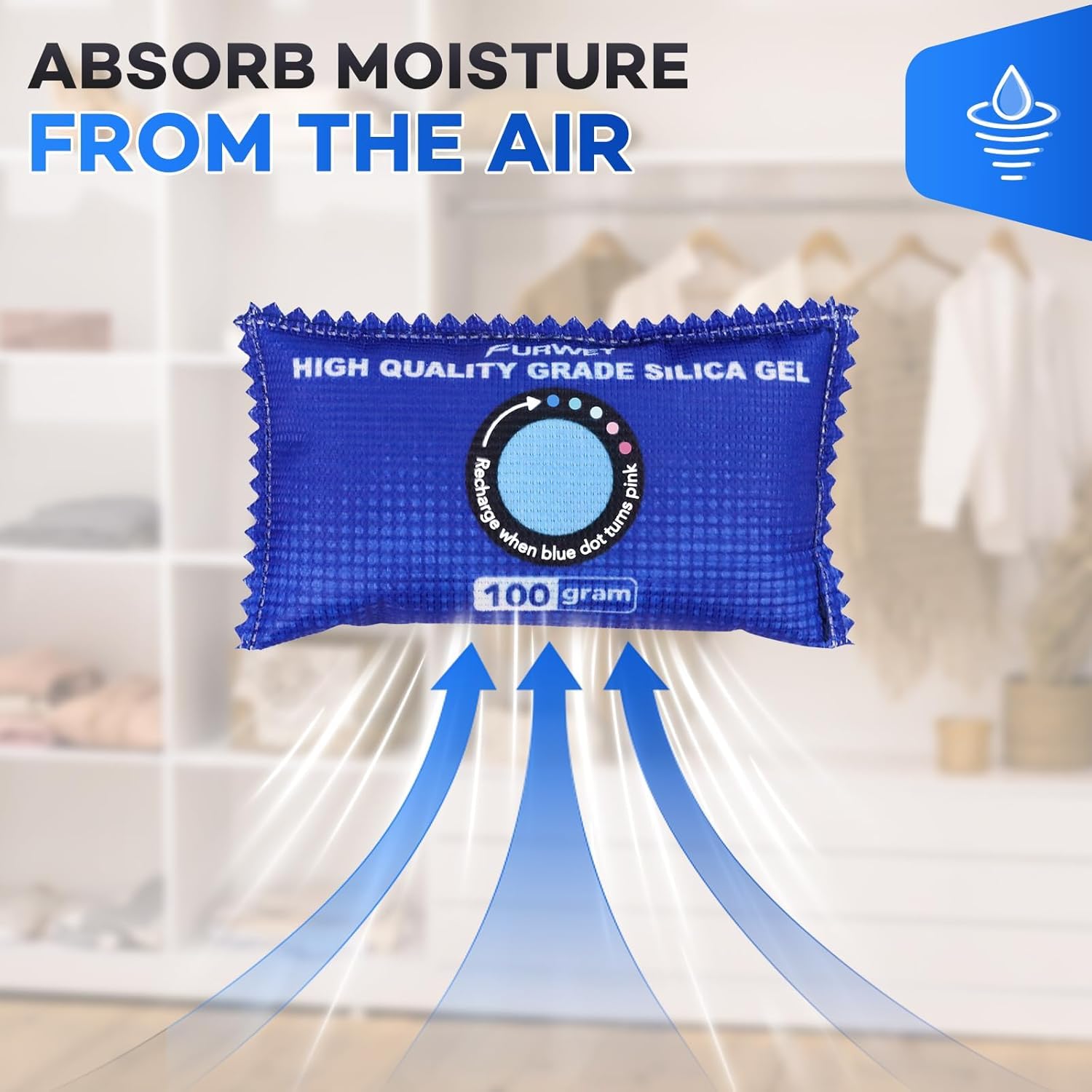 FURWEY 6P 12P 24PDehumidifier Bags