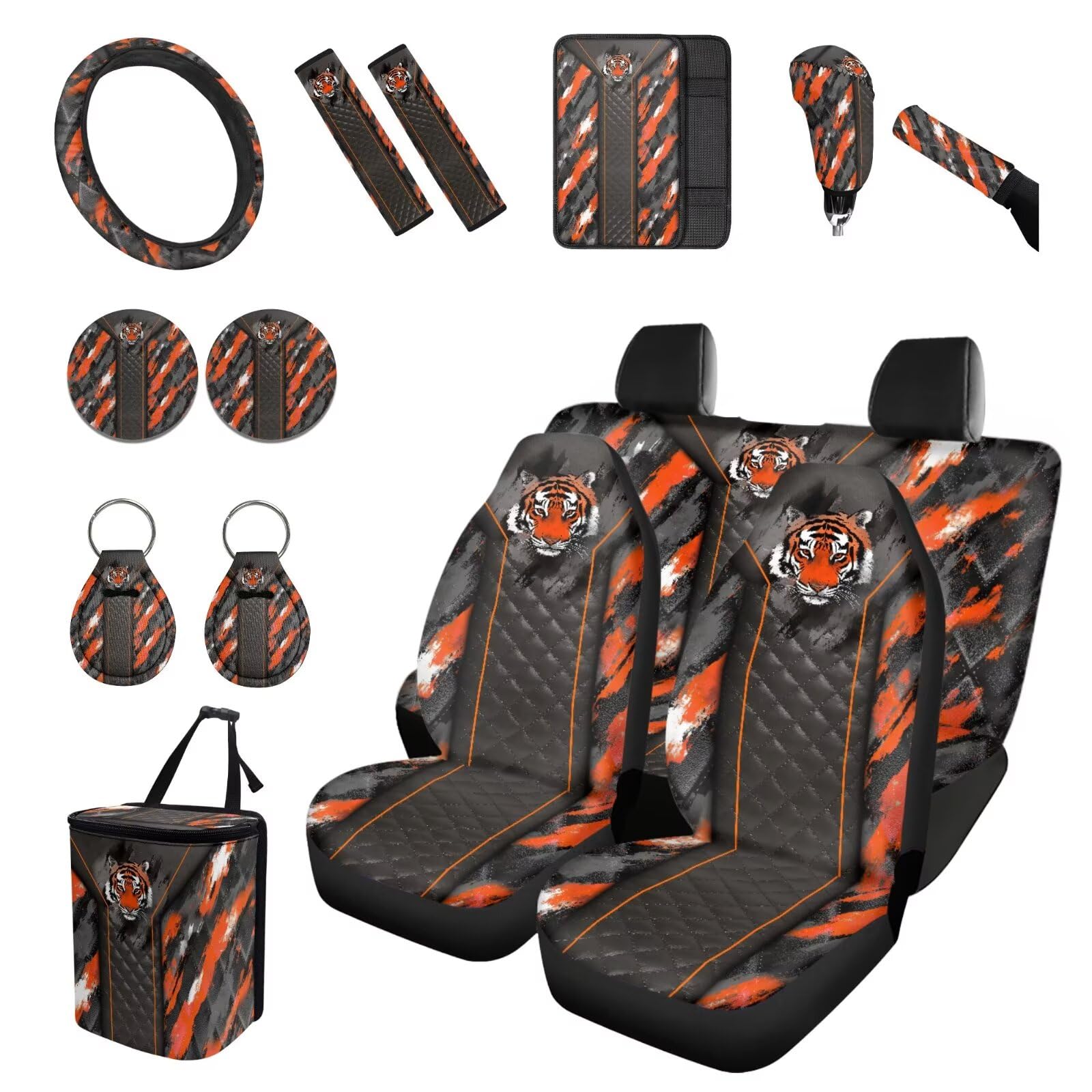 15-Piece Universal Car Interior and Seat Cover Set