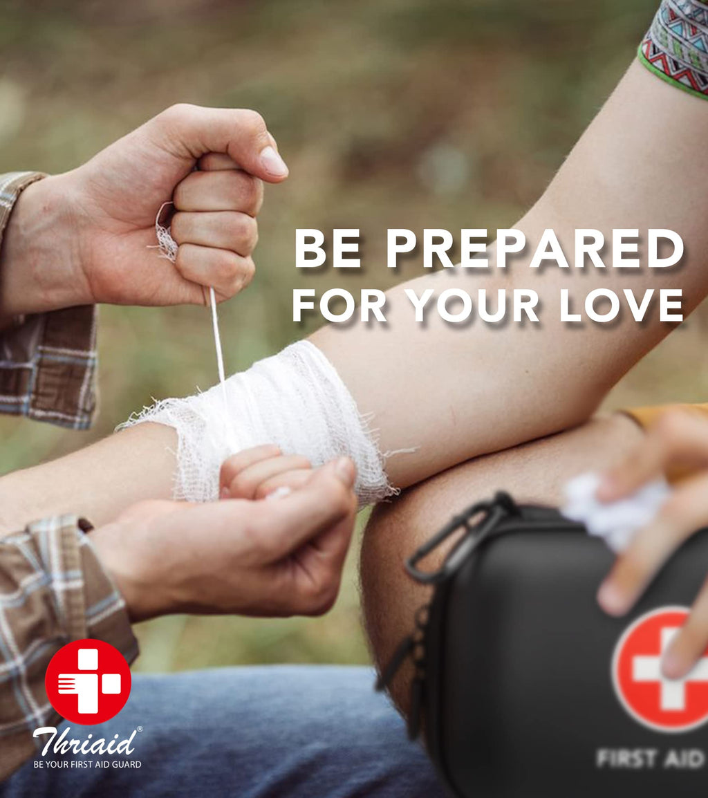 100-Piece Water-Resistant First Aid Kit in Hard Case