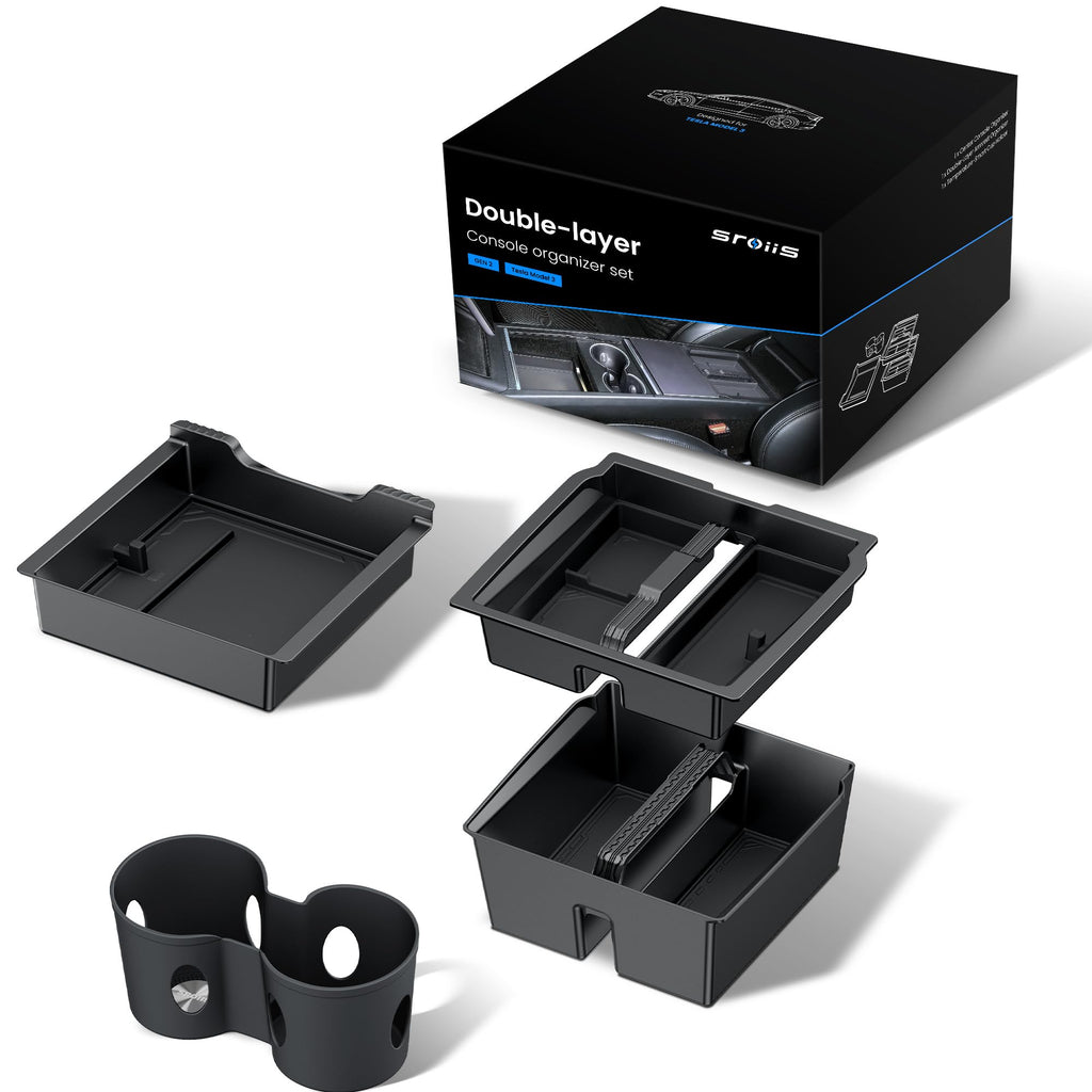 Center Console Organizer for Tesla Model 3 and Model Y