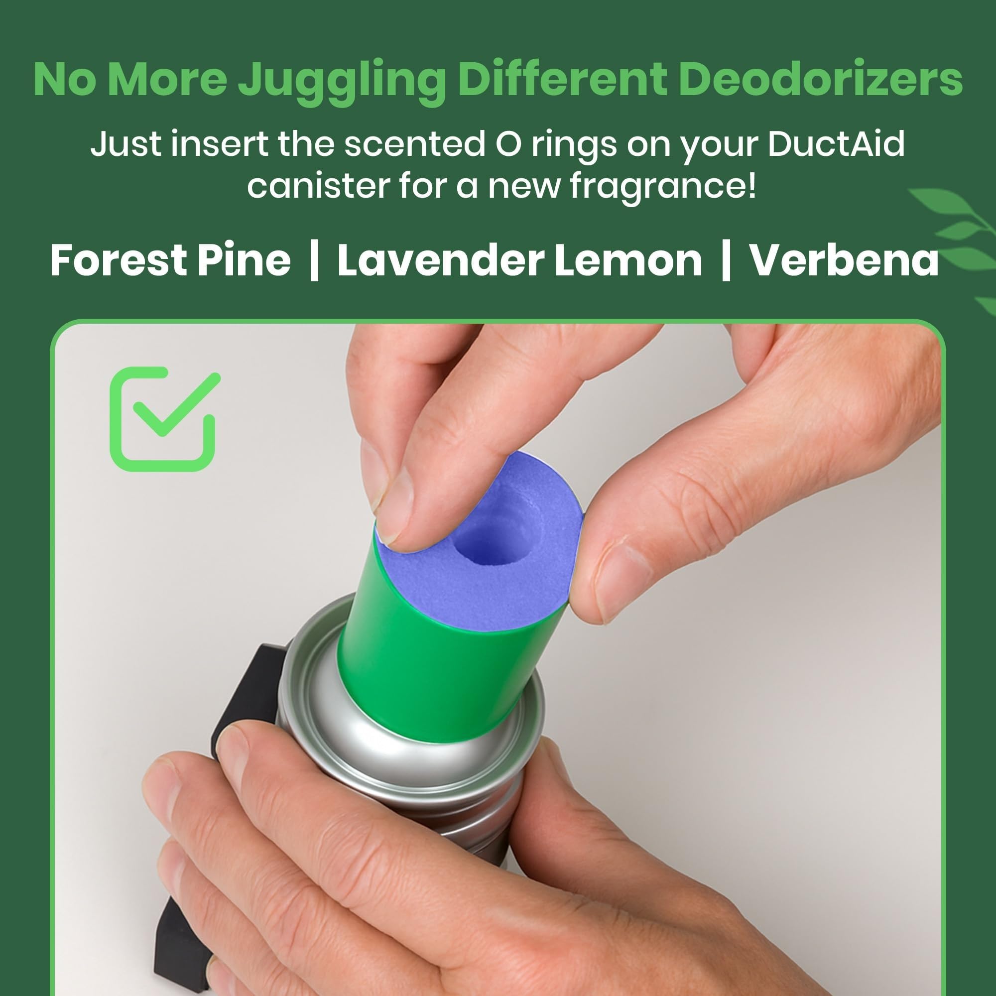 Air Freshener for HVAC Systems, Commercial, Residential & Cars| Made with Thyme extract, natural Plant based | Treatment for bad odor, Smoke, Shoes & Pet | HVAC Scent & Air Duct Deodorizer